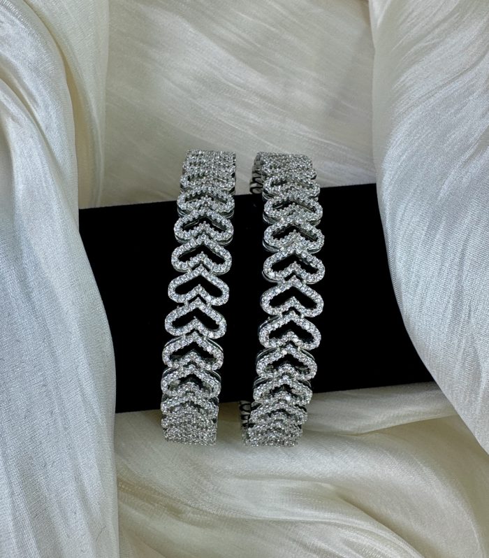 Sweetheart Symphony CZ Bangles