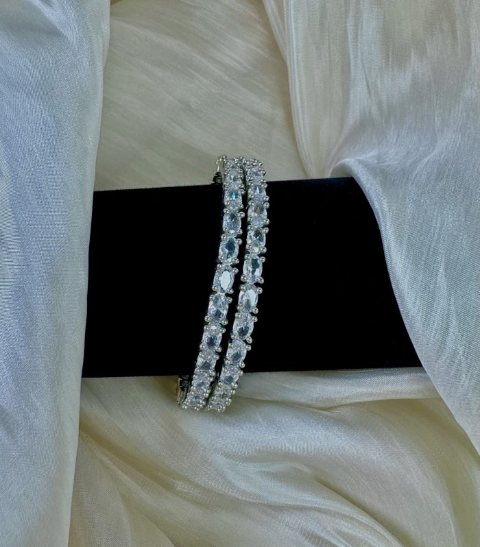 Serene Sparkle CZ Bangles