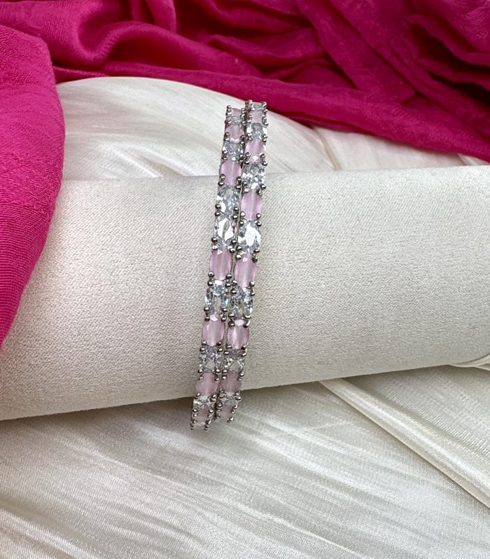 Pastel Pink CZ Pair