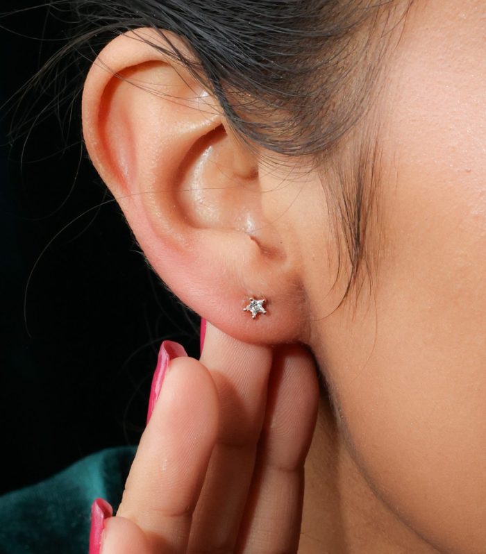 Luma Starlit Solitaire Studs