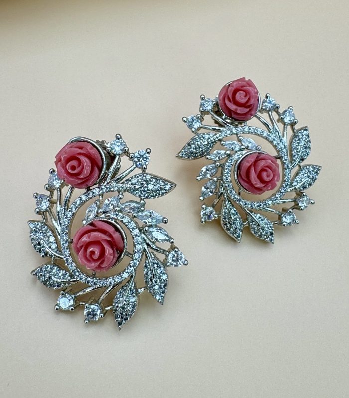 Enchanted Rose Studs