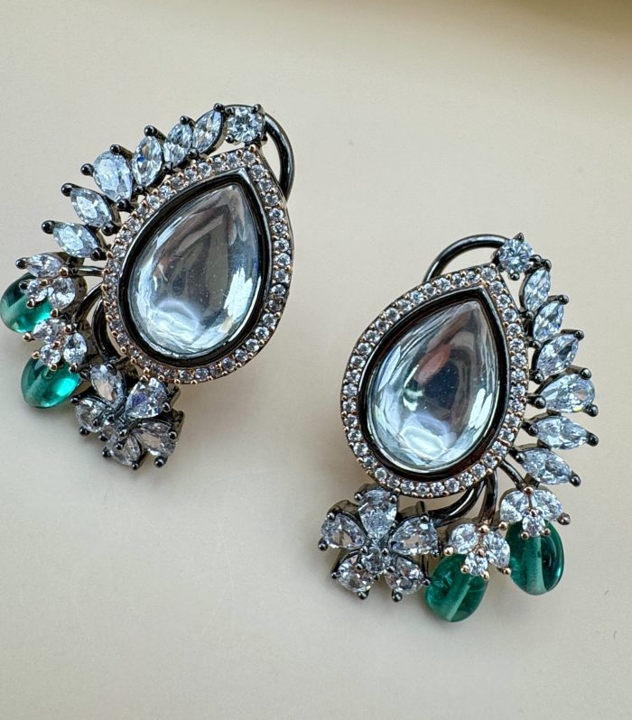 Crystal Dewdrop Studs
