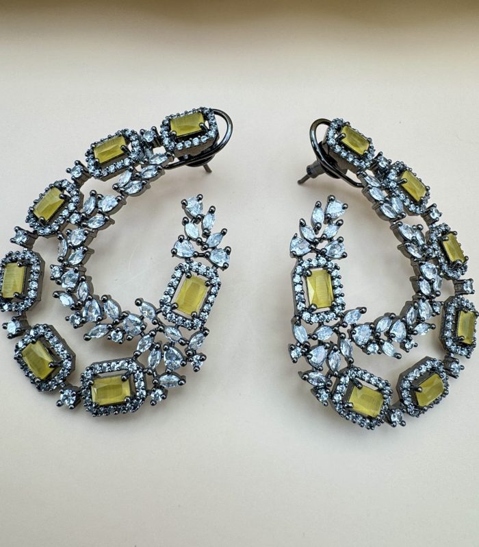 Victorian Citrine Studs