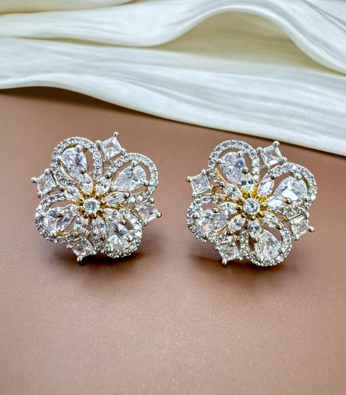 Crystal Bloom Studs