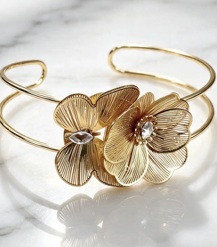 The Aurum Petal Cuff