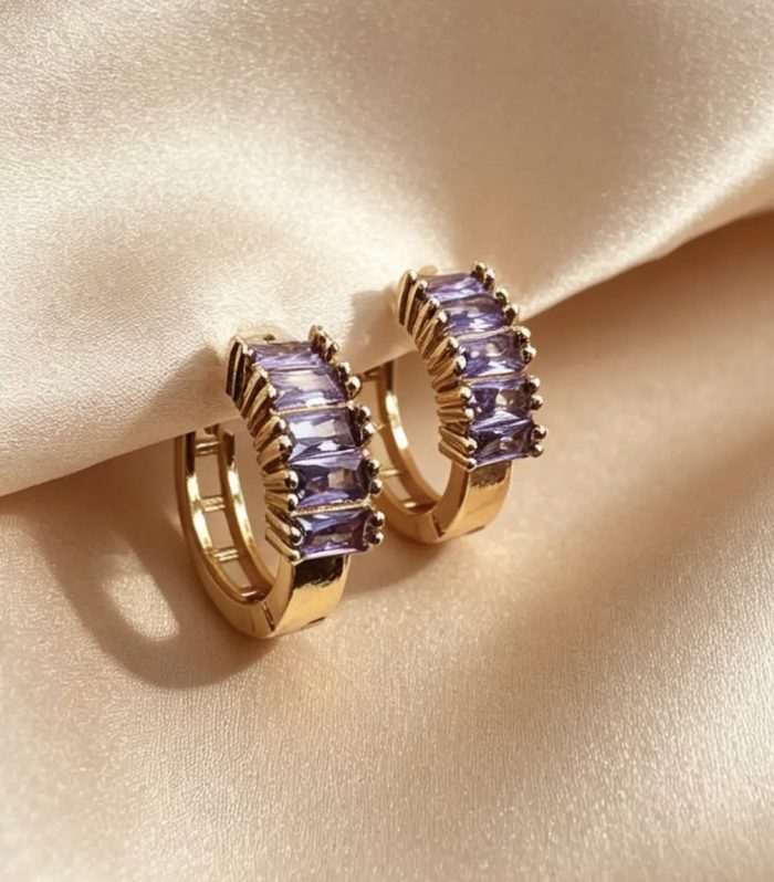 Minimalist Baguette Hoops