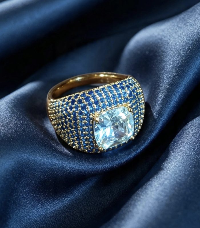 Dynasty Pave Statement Ring