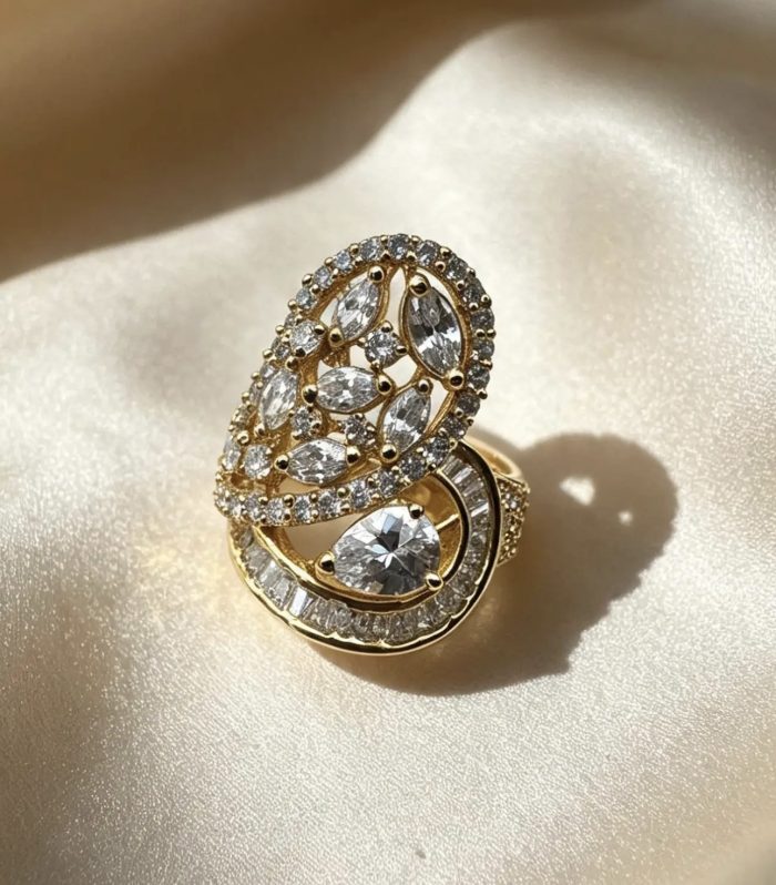 Orbit Spire Statement Ring