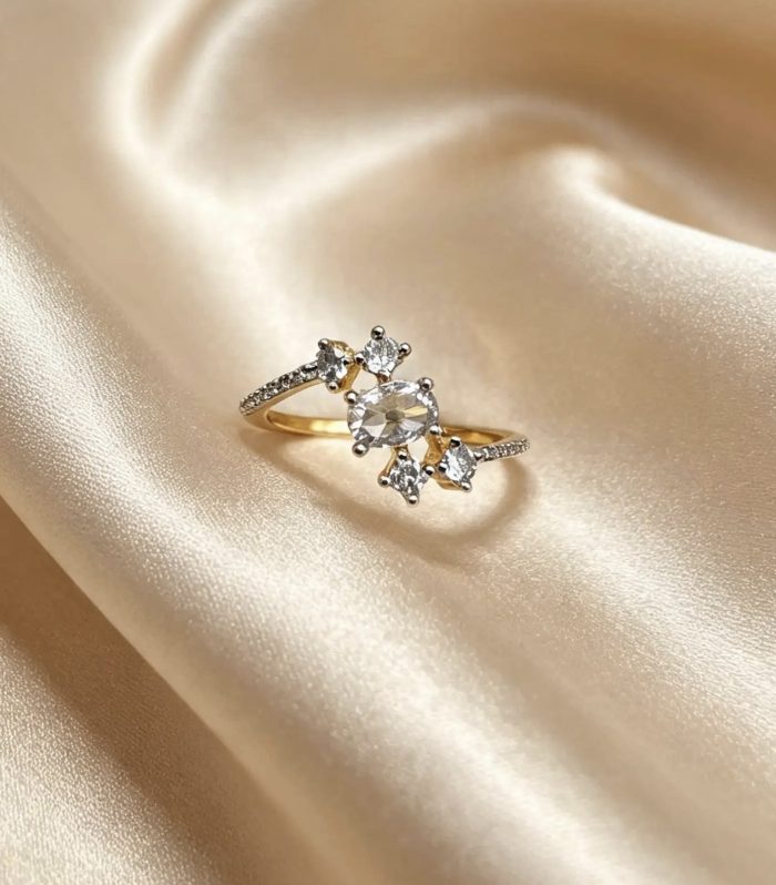 Ecliptic Pave Ring