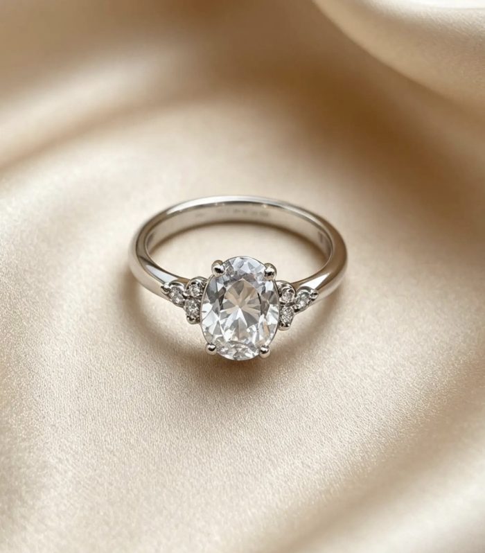 Aria Oval Solitaire Ring