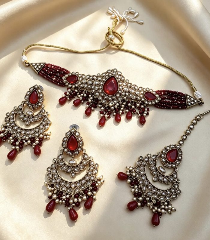 Zoya Drop Choker Set