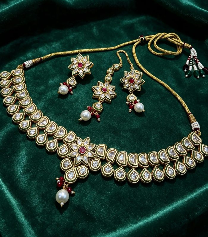 Sitara Blossom Necklace/Choker Set