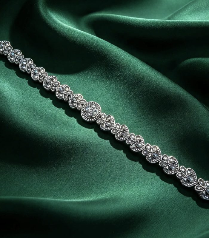 Gul-e-Noor Silver Sheesh Patti