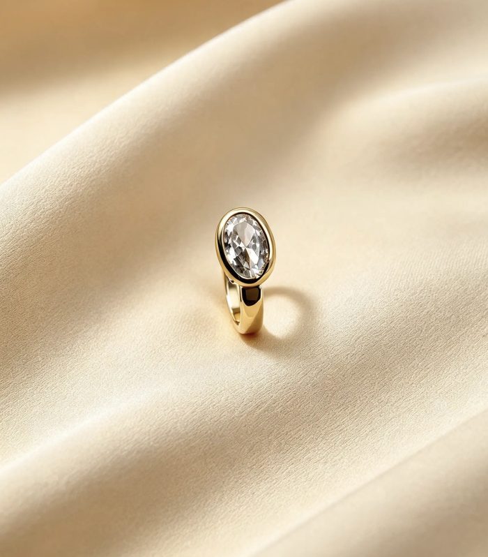 Oval Solitaire Bezel Nath